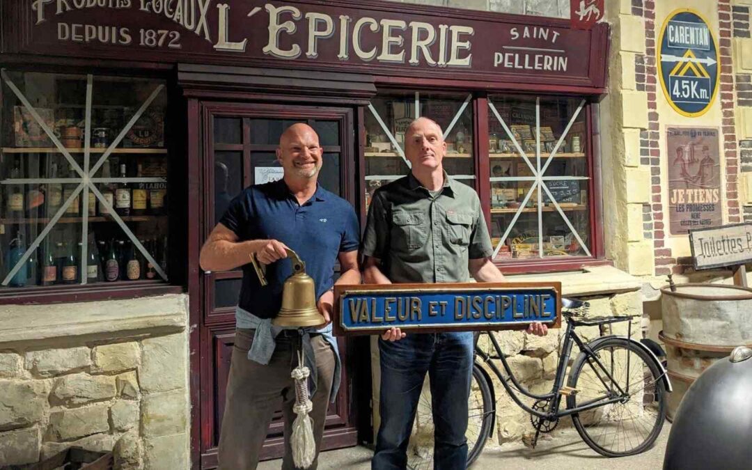 Deux pièces du navire Carentan, rejoignent le Normandy Victory Museum