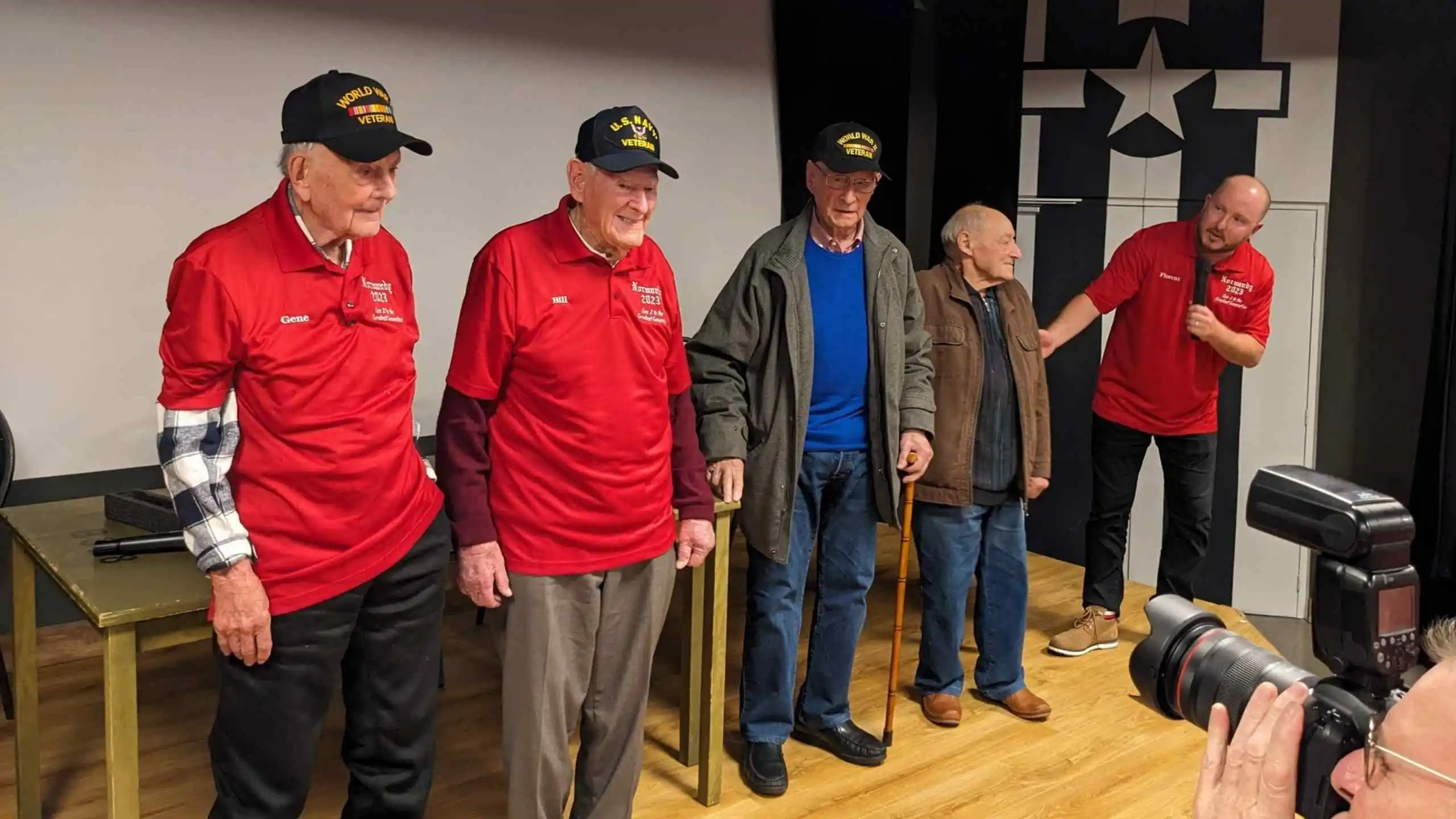 Veterans visiting the museum during D-Day 2023 Veterans visiting the museum during D-Day 2023