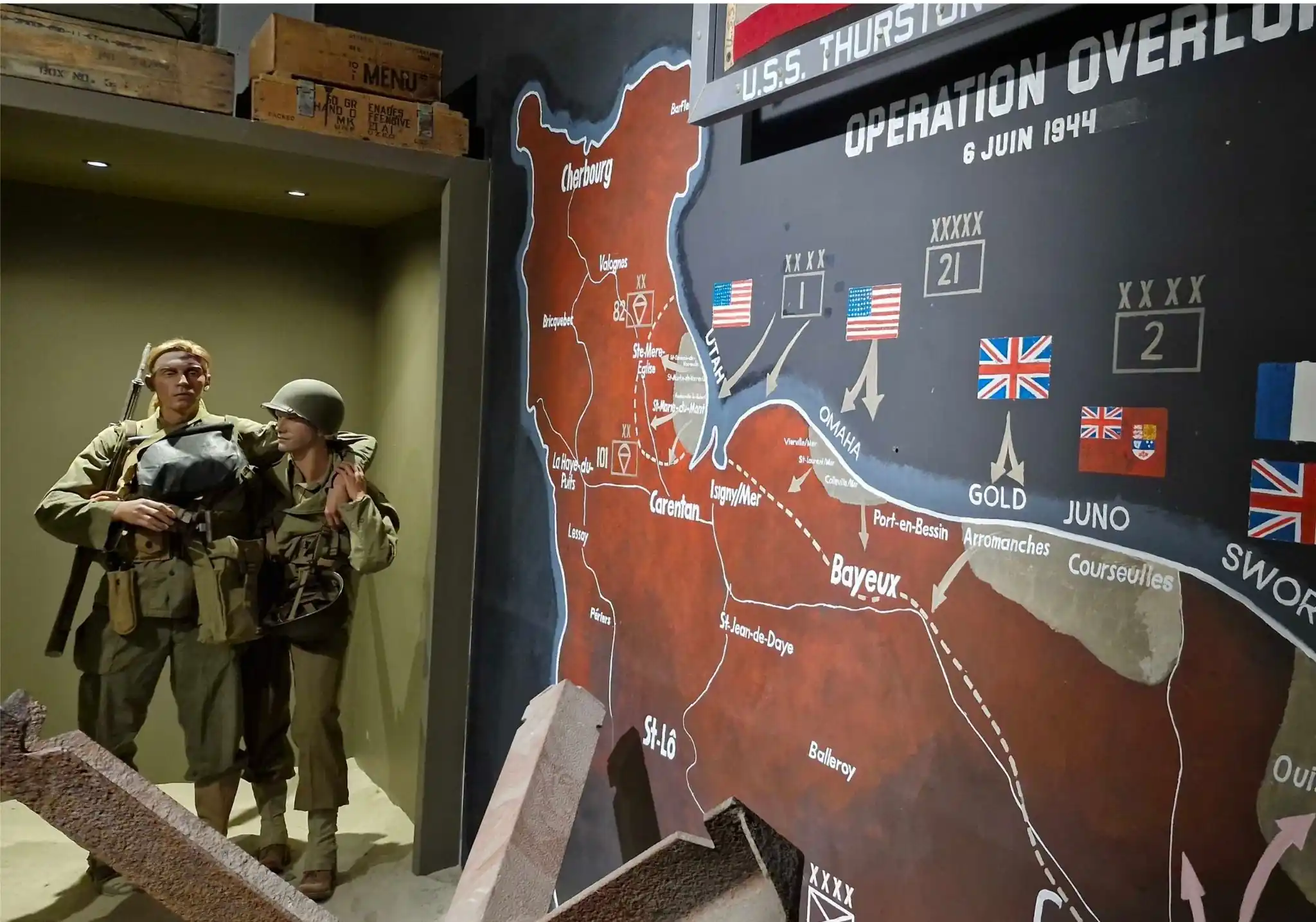 Bloody Omaha explained to Normandy Victory Museum