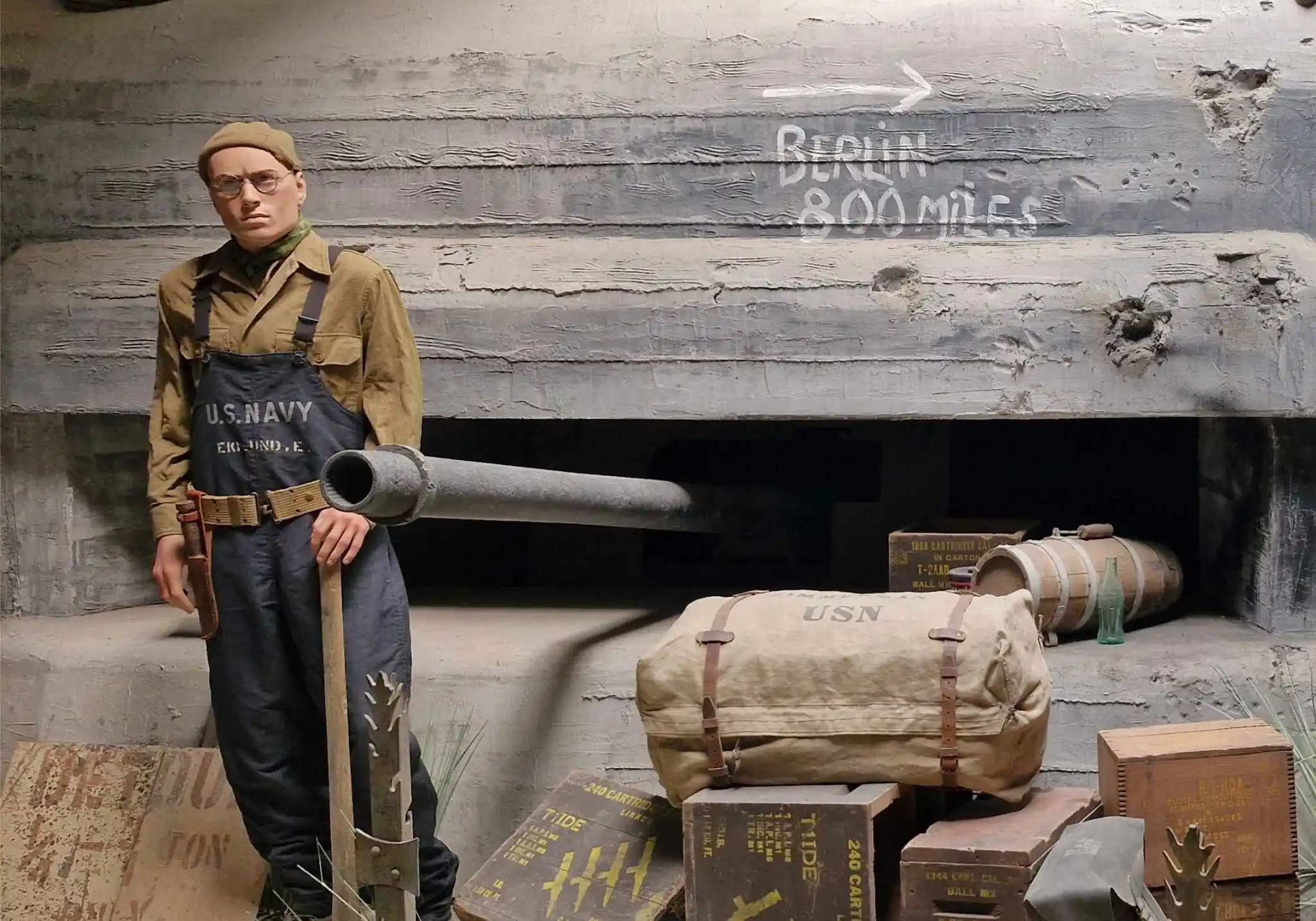 Scene of the Normandy Victory Museum Omaha