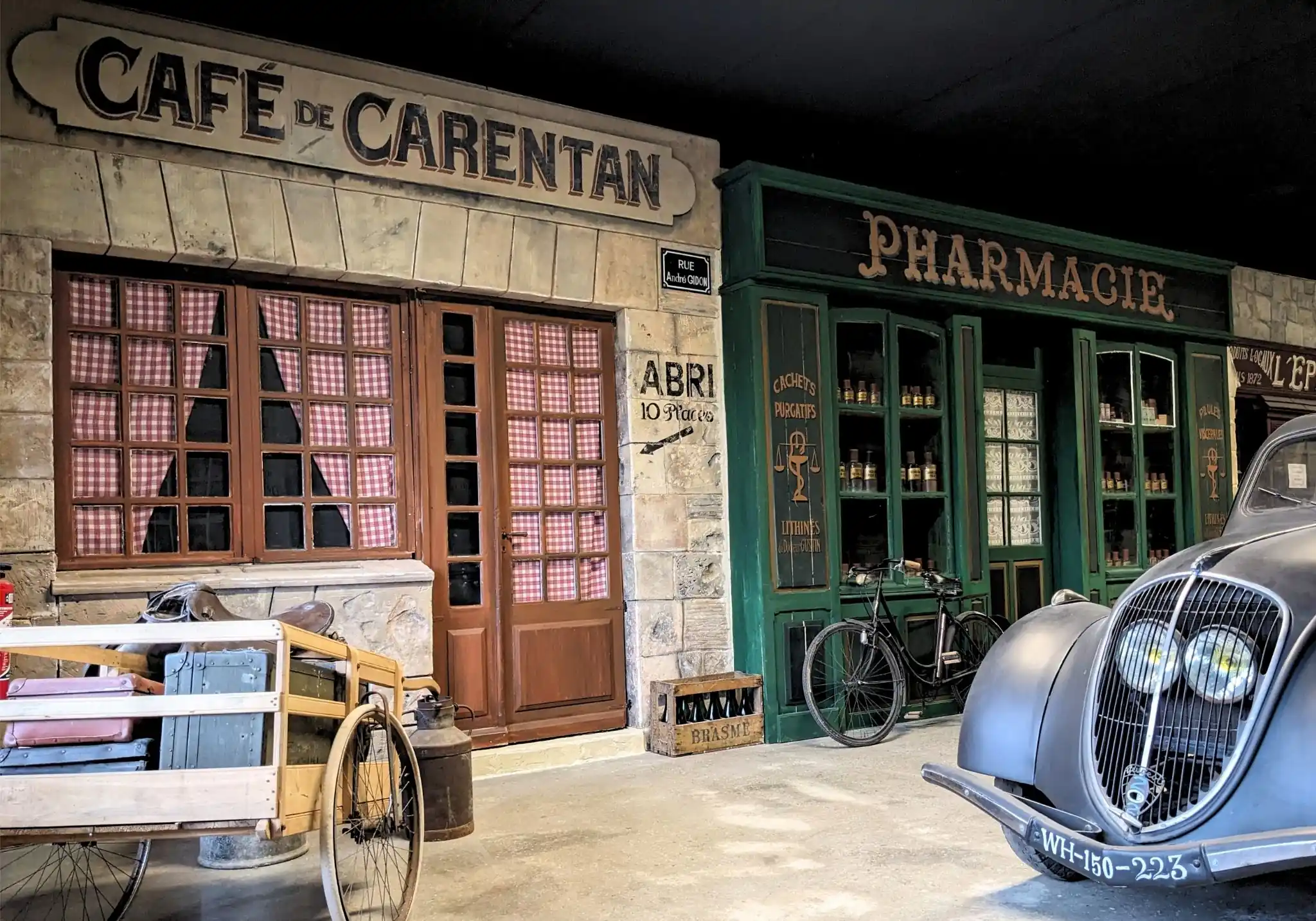 Carentan Street reconstructed at Normandy Victory Museum