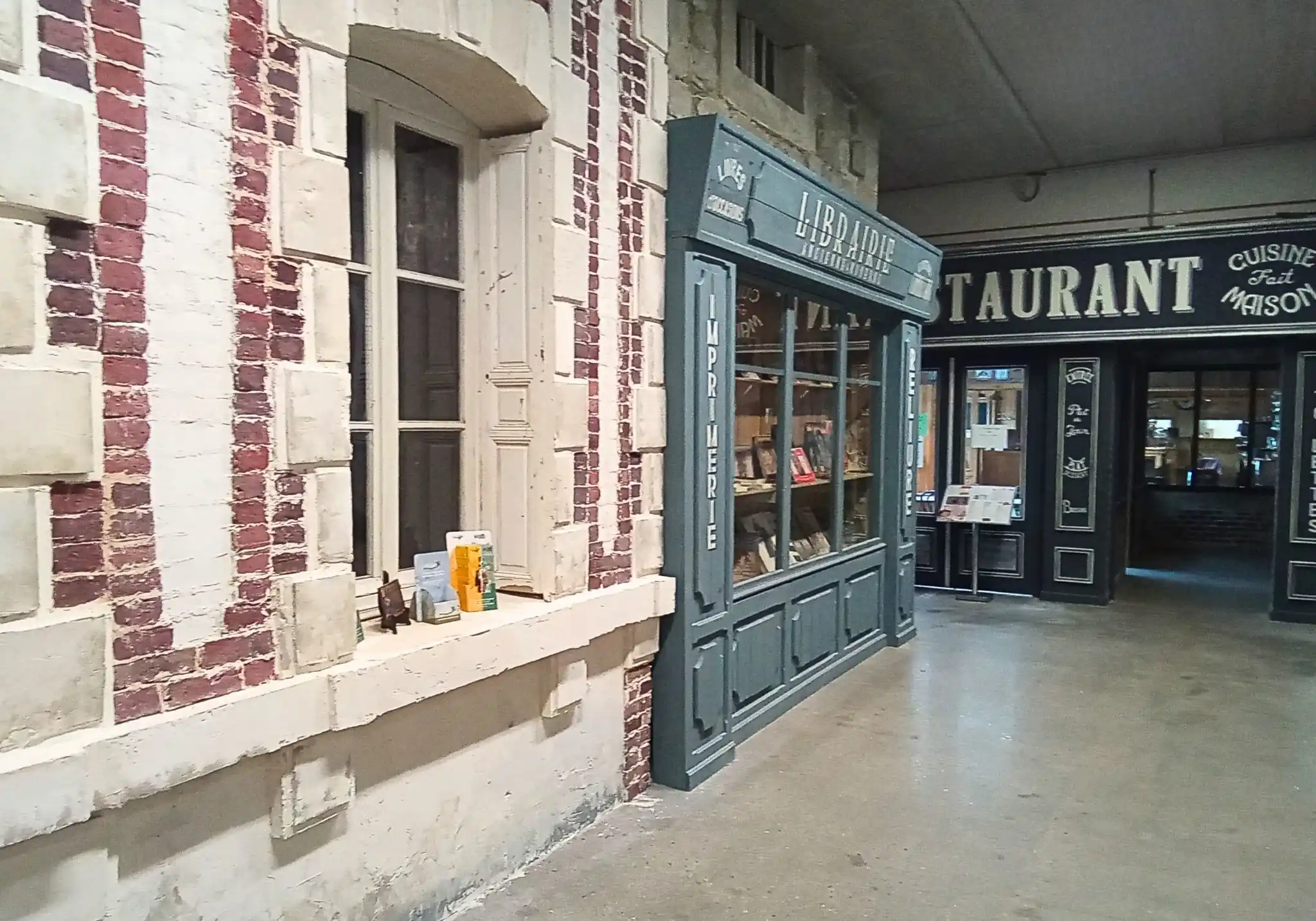 Entrance to the A10 Canteen restaurant near the Normandy Victory Museum