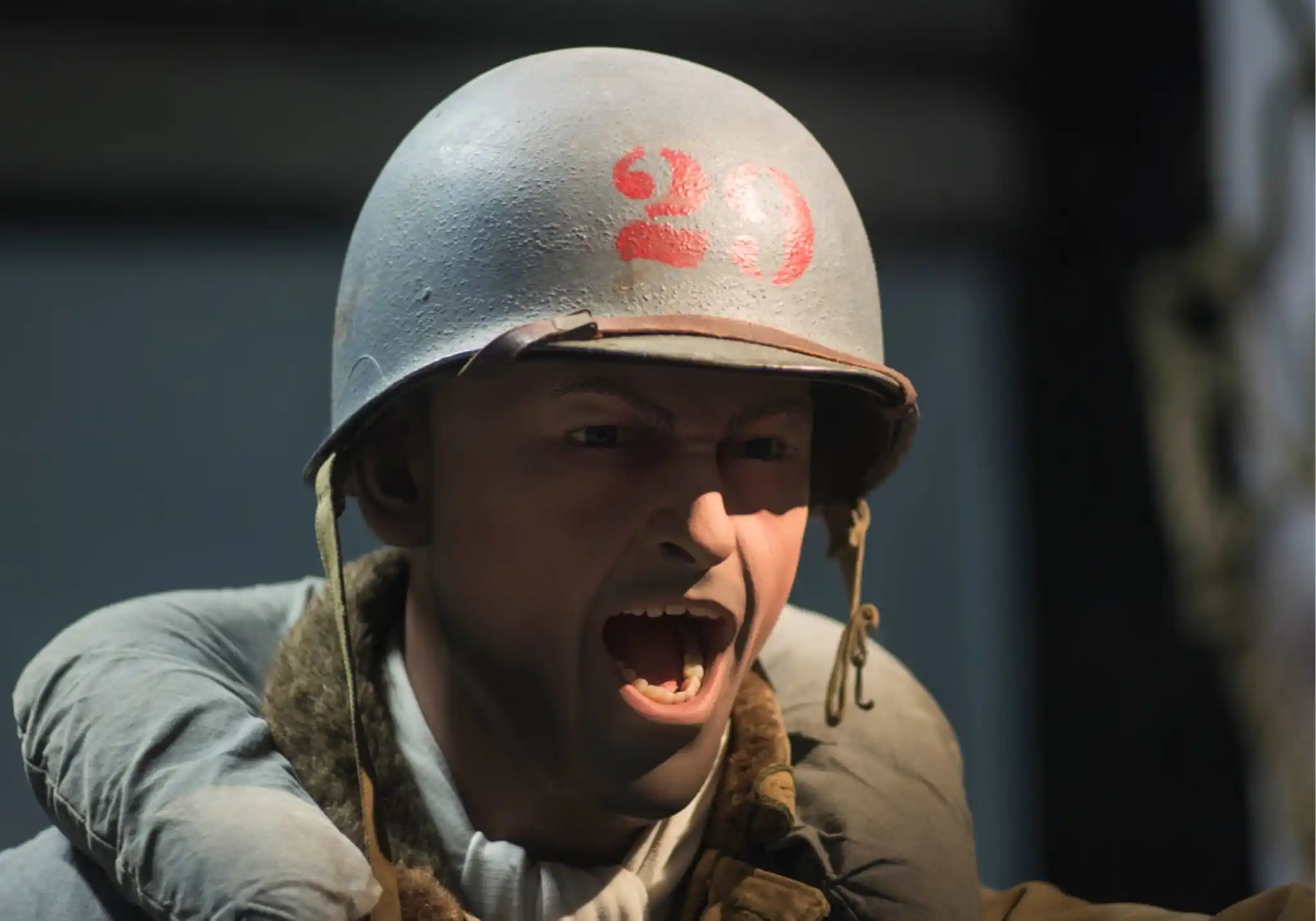 A closer look at a US paratrooper