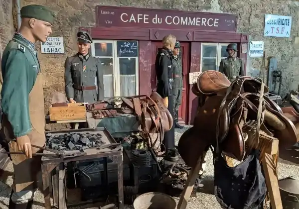 Scène de l'occupation pendant la Seconde Guerre mondiale Scène de l'occupation pendant la Seconde Guerre mondiale