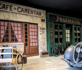 Carentan Street reconstructed at Normandy Victory Museum