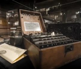 A closer look at the Enigma machine Normandy Victory Museum